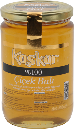 Kaşkar SÜZME ÇİÇEK BALI (Net 850g) %100 Bal