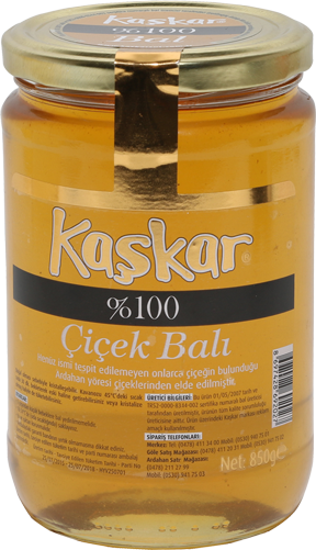 Kaşkar SÜZME ÇİÇEK BALI (Net 850g) %100 Bal